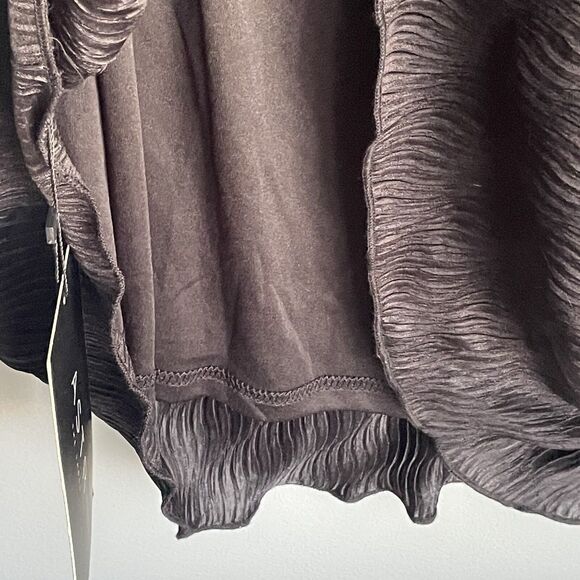 NEW ASTR The Label Strapless Textured Dress Sz L Bodycon Black Midi Formal Party - Picture 12 of 13